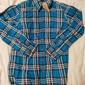 Blue Duluth Free Swingin' Flannel